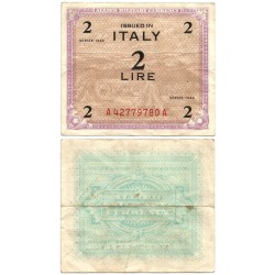 (M11a) Italia. 1943. 2 Lira (BC+)