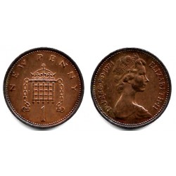 (915) Gran Bretaña. 1974. 1 New Penny (MBC)