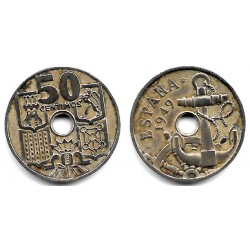Estado Español. 1949*(19-51). 50 Céntimos (BC)