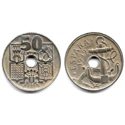 Estado Español. 1949*(19-54). 50 Céntimos (MBC)