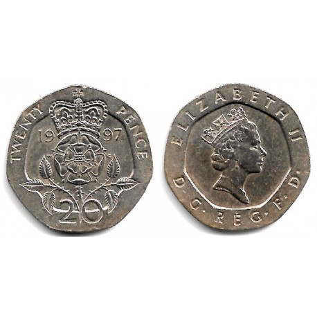 (939) Gran Bretaña. 1997. 20 Pence (MBC)