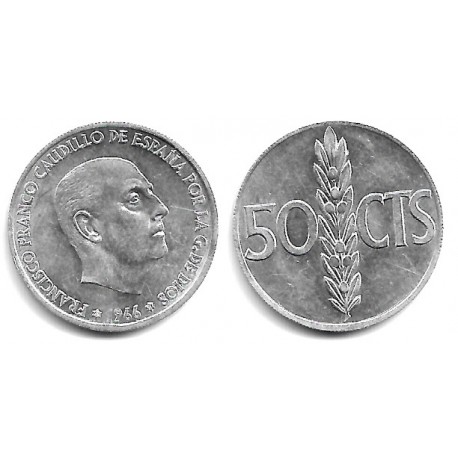Estado Español. 1966*(19-71). 50 Céntimos (EBC)