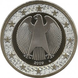 Alemania. 2009(G). 1 Euro (Proof)