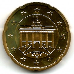 Alemania. 2009(G). 20 Céntimos (Proof)