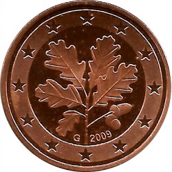 Alemania. 2009(G). 5 Céntimos (Proof)