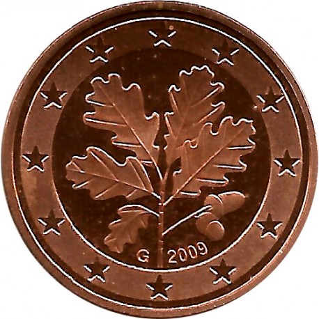 Alemania. 2009(G). 5 Céntimos (Proof)
