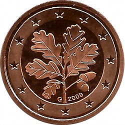 Alemania. 2009(G). 2 Céntimos (Proof)