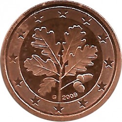Alemania. 2009(G). 1 Céntimo (Proof)