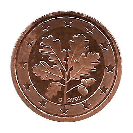 Alemania. 2009(G). 1 Céntimo (Proof)