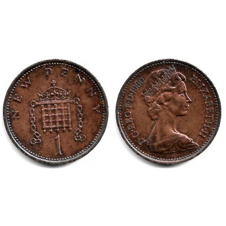 (915) Gran Bretaña. 1980. 1 New Pence (MBC)
