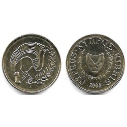 (53.3) Chipre. 2004. 1 Cent (SC)