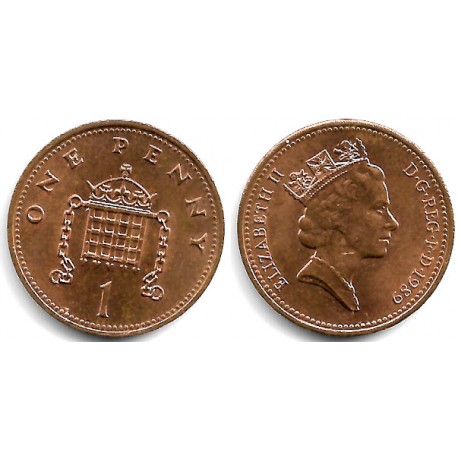 (935) Gran Bretaña. 1989. 1 Penny (EBC)