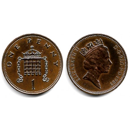 (935) Gran Bretaña. 1985. 1 Penny (MBC)