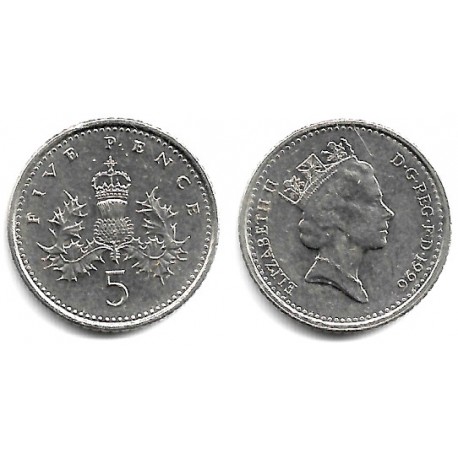(937b) Gran Bretaña. 1996. 5 Pence (MBC)