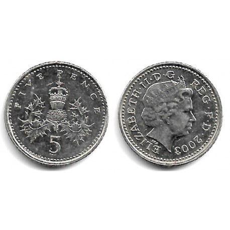 (988) Gran Bretaña. 2003. 5 Pence (MBC)