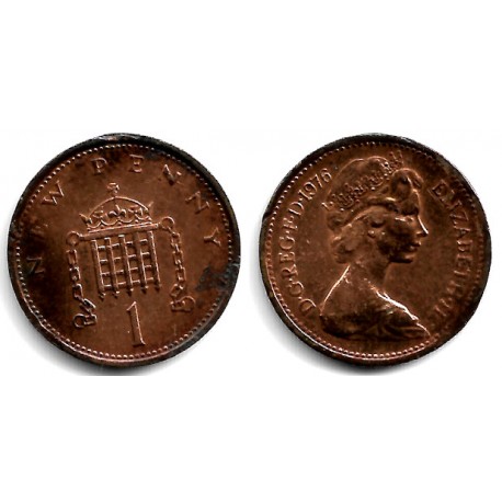 (915) Gran Bretaña. 1976. 1 New Penny (MBC-)
