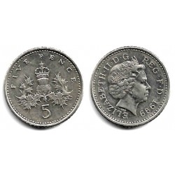 (988) Gran Bretaña. 1999. 5 Pence (MBC)