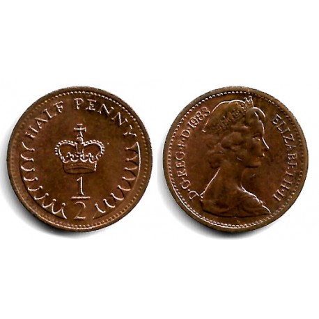 (926) Gran Bretaña. 1983. Half Penny (MBC+)