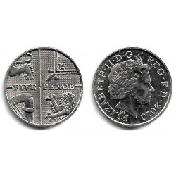 (1109d) Gran Bretaña. 2010. 5 Pence (SC-)