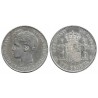 Alfonso XIII. 1900*(19-0-). 1 Peseta (MBC) (Plata) Ceca de Madrid SM-V