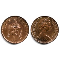 (915) Gran Bretaña. 1977. 1 New Penny (MBC)