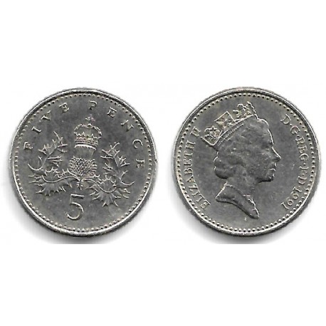 (937b) Gran Bretaña. 1991. 5 Pence (MBC)