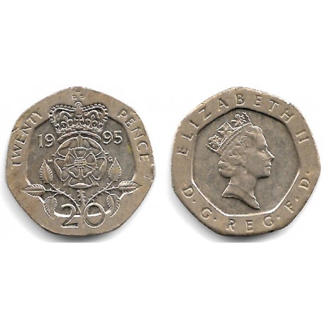 (939) Gran Bretaña. 1995. 20 Pence (MBC)