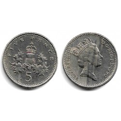 (937b) Gran Bretaña. 1990. 5 Pence (MBC)