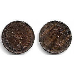 (914) Gran Bretaña. 1977. Half New Penny (RC)
