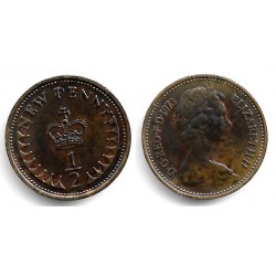 (914) Gran Bretaña. 1973. Half New Penny (EBC)