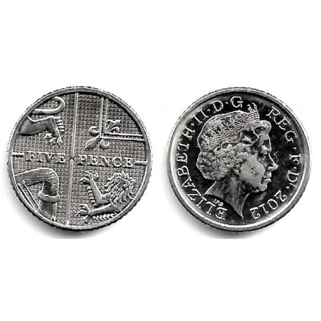 (1109d) Gran Bretaña. 2012. 5 Pence (EBC)