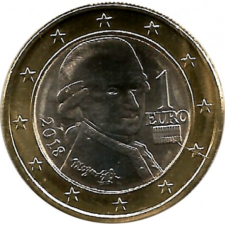 Austria. 2018. 1 Euro (SC)