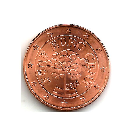 Austria. 2018. 5 Céntimos (SC)