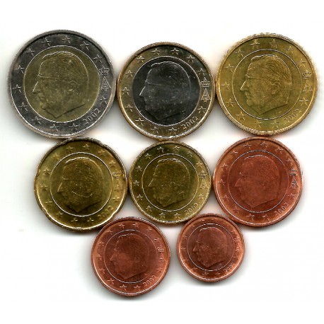 Bélgica. 2002. Serie Completa (SC)