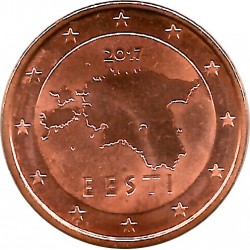 Estonia. 2017. 5 Céntimos (SC)