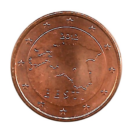 Estonia. 2012. 1 Céntimo (SC)