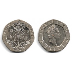 (939) Gran Bretaña. 1996. 20 Pence (MBC)