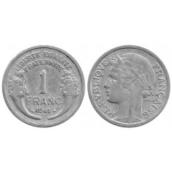 (885a.1) Francia. 1941. 1 Franc (BC)