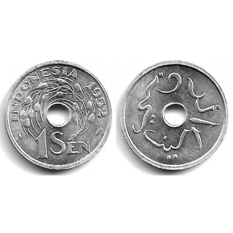 (7) Indonesia. 1952. 1 Sen (SC)