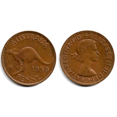 (56) Australia. 1958. 1 Penny (MBC-)