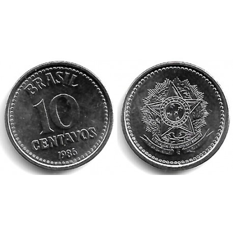 (602) Brasil. 1986. 10 Centavos (SC)