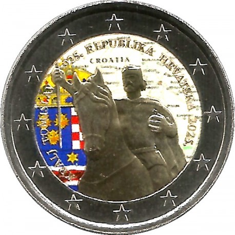 Croacia. 2025. 2 Euro (SC) Coloreada