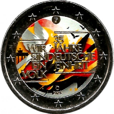 Alemania. 2025. 2 Euro (SC) Coloreada