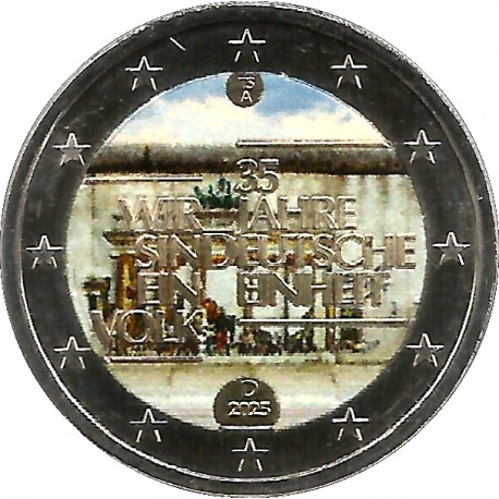 Alemania. 2025. 2 Euro (SC) Coloreada
