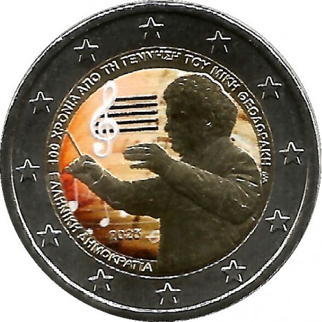 Grecia. 2025. 2 Euro (SC) Coloreada