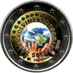 Portugal. 2025. 2 Euro (SC) Coloreada