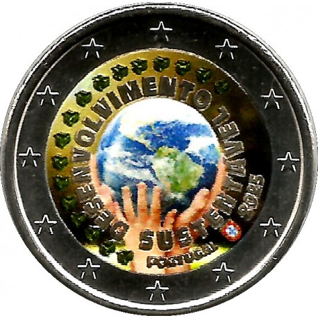 Portugal. 2025. 2 Euro (SC) Coloreada