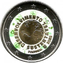 Portugal. 2025. 2 Euro (SC) Coloreada