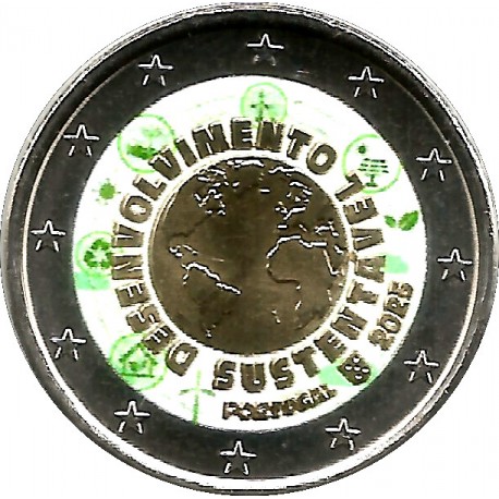 Portugal. 2025. 2 Euro (SC) Coloreada