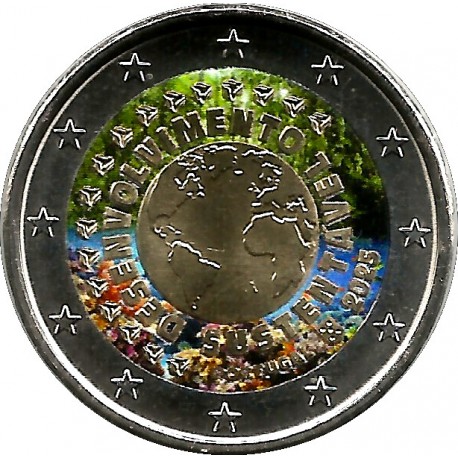 Portugal. 2025. 2 Euro (SC) Coloreada